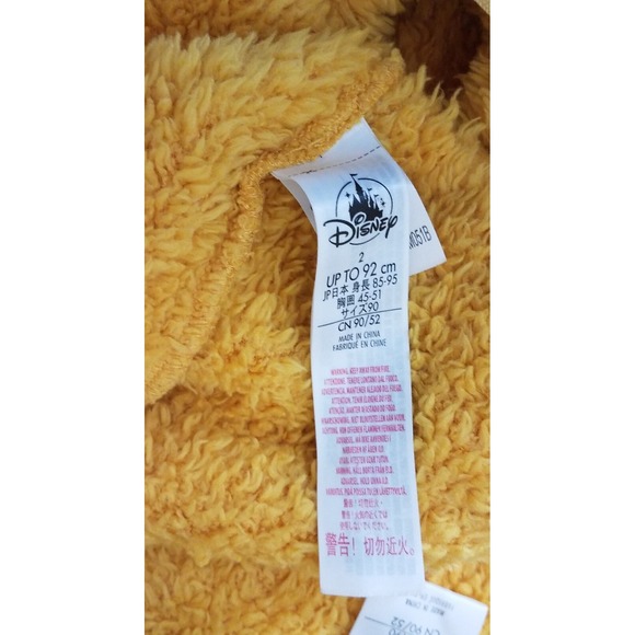 Disney Lion King SIMBA Halloween Costume Pajama One Piece Hooded Kids Size 2 - Picture 6 of 7